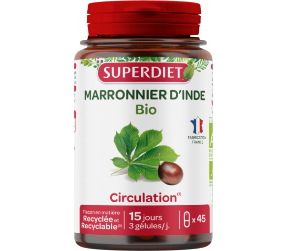 Marronnier d'Inde bio Super Diet - boite de 45 gélules - image 1