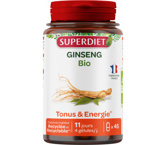 Ginseng bio Super Diet - boite de 45 gélules - image 1