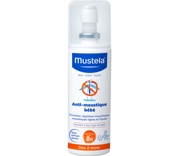 Spray anti-moustique bébé Mustela - spray de 100ml - image 1