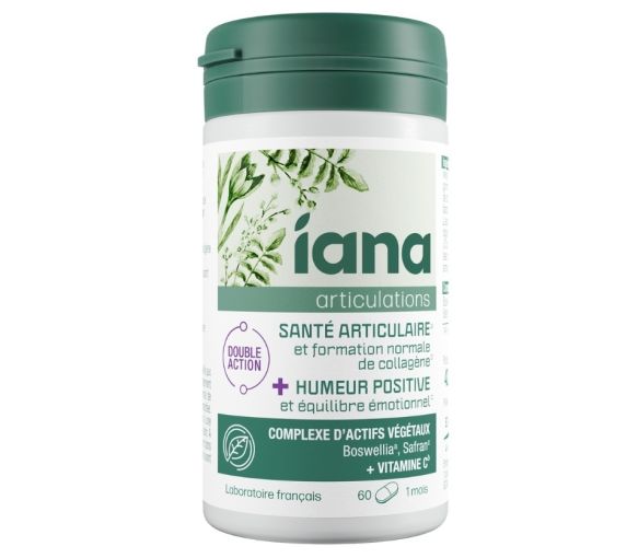 Articulations santé articulaire et humeur positive Iana - pot de 60 comprimés - image 1