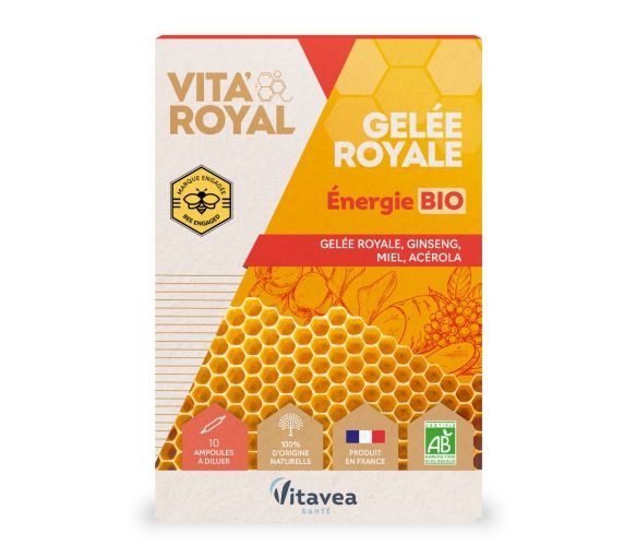 Vita'Royal gelée royale énergie Vitavea - boite de 10 ampoules - image 1
