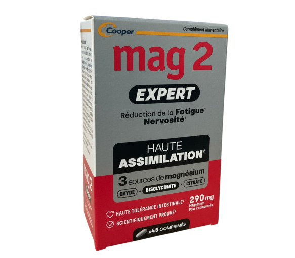 Mag 2 expert Cooper - boite de 45 comprimés