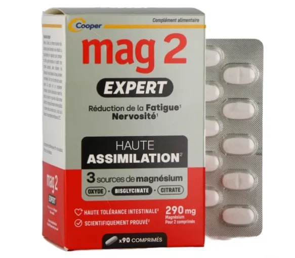 Mag 2 expert Cooper - boite de 90 comprimés