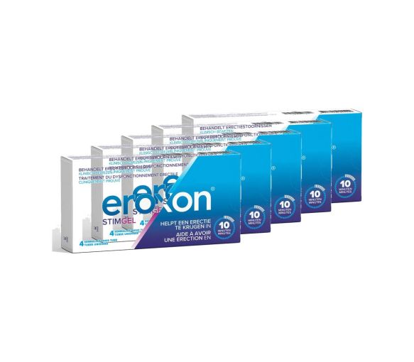 Eroxon Stimgel dysfonctionnement érectile Cooper - boîte de 4 tubes unidoses (lot de 5) - image 1