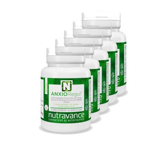 ANXIORegul Nutravance - pot de 90 gélules (lot de 5)