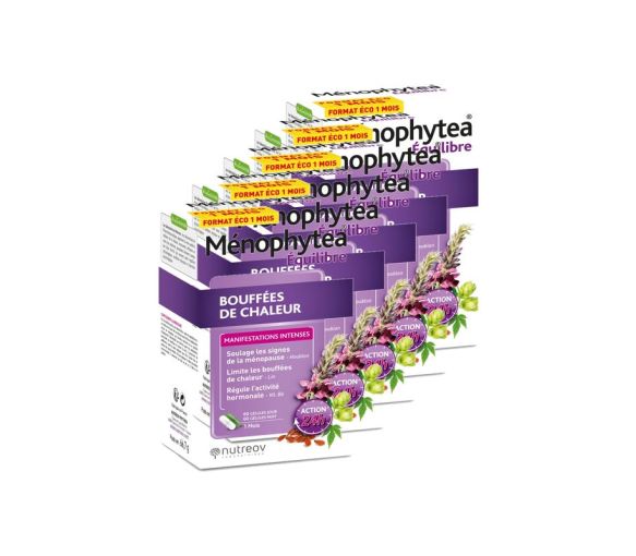 Equilibre Bouffées de chaleur Menophytea - boîte de 120 gélules (lot de 5)