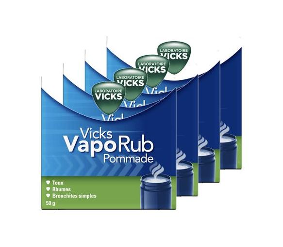 Vicks VapoRub pommade - pot de 50 g (lot de 4) - image 1