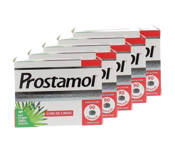 Prostamol Menarini - boîte de 90 capsules (lot de 5)