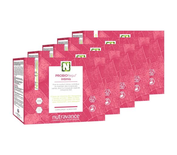 PROBIORegul Intimis Nutravance - boîte de 20 sachets (lot de 5)