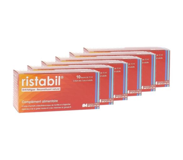 Ristabil - boite de 10 flacons de 10 ml (lot de 6)