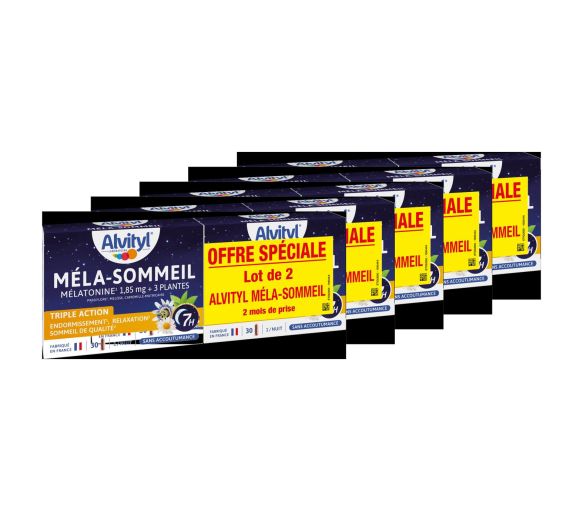 Méla-sommeil Alvityl - lot de 2 boites de 30 gélules (lot de 5) - image 1