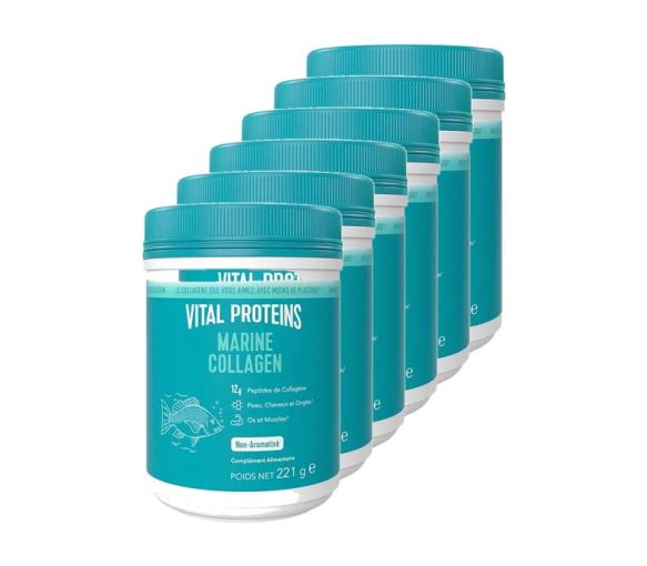 Collagène marin Vital Proteins - pot de 221g (lot de 6) - image 1