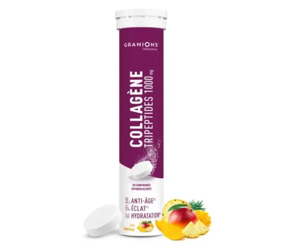 Collagène tripeptides 1000mg Granions - tube de 18 comprimés effervescents - image 1