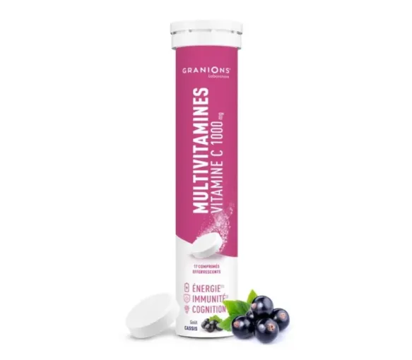 Multivitamines vitamine C 1000mg Granions - tube de 17 comprimés effervescents - image 1