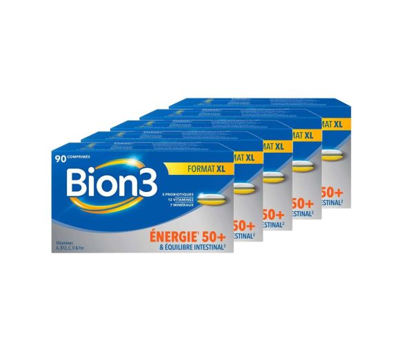 Bion 3 Energie 50+ - boîte de 90 comprimés (lot de 5) - image 1