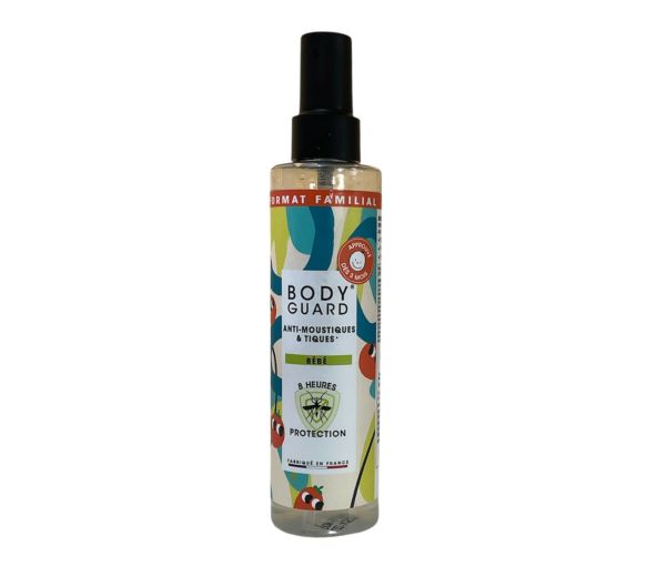 Spray anti-moustiques et tiques spécial bébé Bodyguard - spray de 200ml - image 1