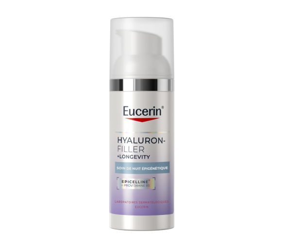 Soin de nuit épigénétique Hyaluron-Filler + Longevity Eucerin - flacon-pompe de 50ml - image 1