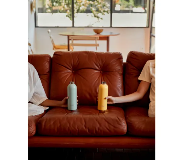 Bouchon Turquoise En Acier Inoxydable 18/8 - Compatible Flacons Nerthus 350ml Et 500ml