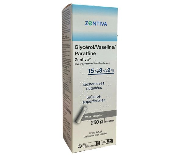 Glycérol/Vaseline/Paraffine 15%/8%/2% sécheresses cutanées Zentiva - tube de 250g - image 1