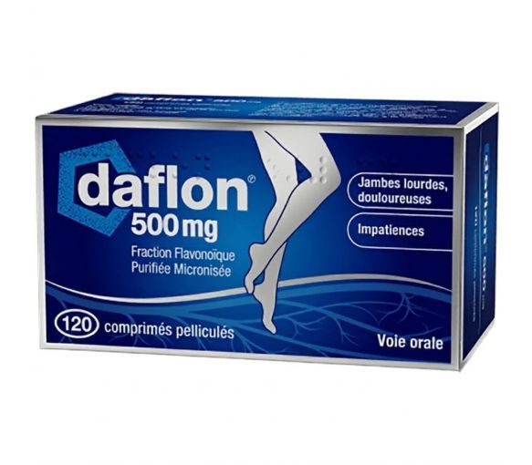 Daflon 500mg comprimé - 120 comprimés - image 1