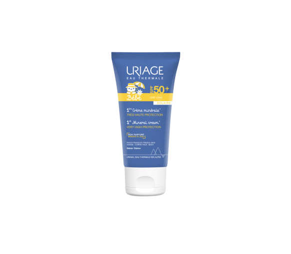 1ère crème minérale SPF 50+ bébé Uriage - tube de 50 ml - image 1