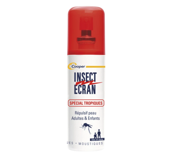 Répulsif anti-moustiques spécial tropiques Insect Ecran - spray de 75ml