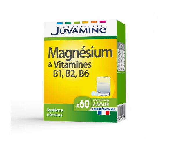 Magnésium & Vitamines B1 B2 B6 Juvamine - boîte de 60 comprimés - image 1