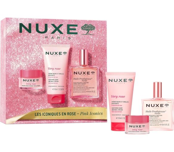 Coffret les iconiques en rose Nuxe - 3 produits - image 1