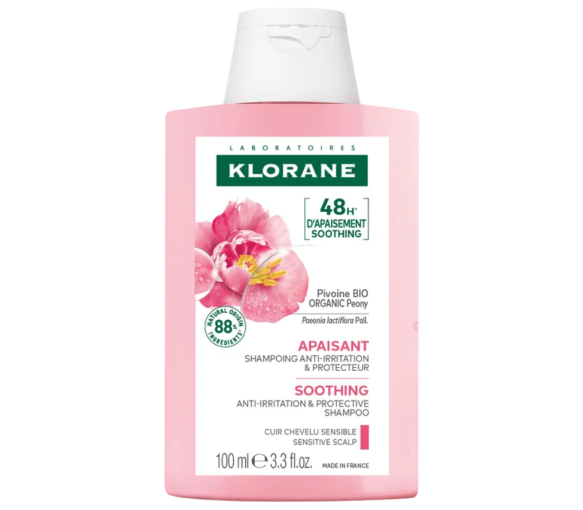 Shampoing anti-irritation & protecteur pivoine bio Klorane - flacon de 100ml