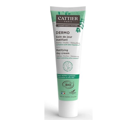 Dermo Soin jour matifiant bio Cattier - tube de 40ml - image 1