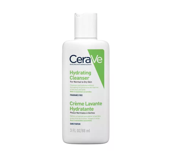 Crème lavante hydratante CeraVe - flacon de 88ml