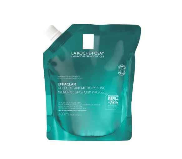 Effaclar Gel purifiant micro-peeling La Roche-Posay - recharge de 400ml