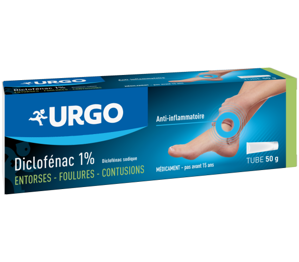 Diclofénac 1% gel Urgo - tube de 50 g - image 1