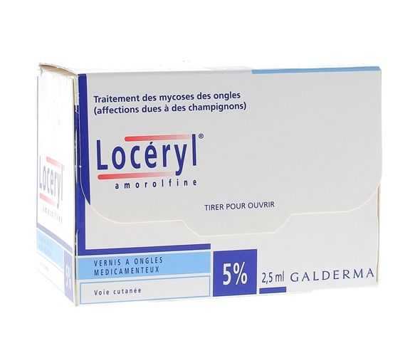 Loceryl 5% vernis à ongles médicamenteux - flacon de 2,5 ml - image 1