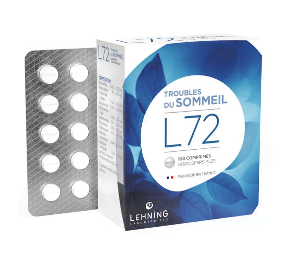 L72 troubles du sommeil Lehning - boîte de 100 comprimés ordodispersibles - image 1