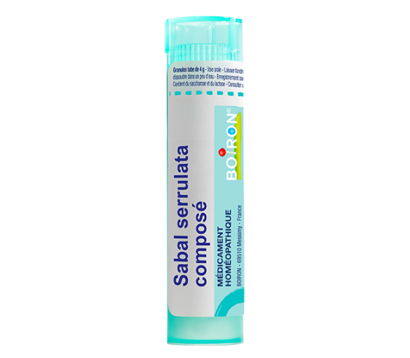 SABAL SERRULATA COMPOSE granules Boiron - Tube 4 g