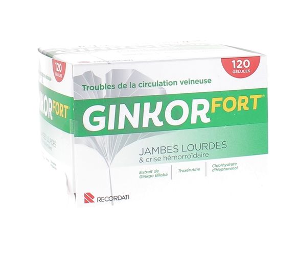 Ginkor fort gélule - boîte de 120 gélules