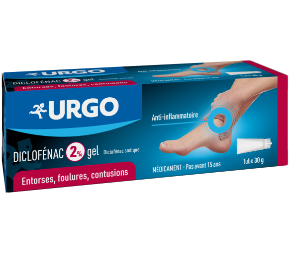Diclofénac 2% gel Urgo - tube de 30g - image 1