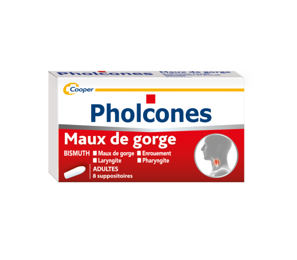 Pholcones Bismuth Dès 15 ans; Adultes suppositoire - boîte de 8 suppositoires - image 1