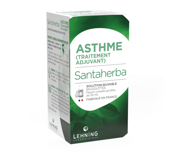 Santaherba asthme solution buvable en gouttes Lehning - flacon de 30 ml