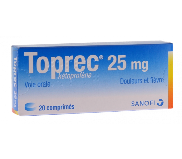 Toprec 25 mg - boîte de 20 comprimés - image 1