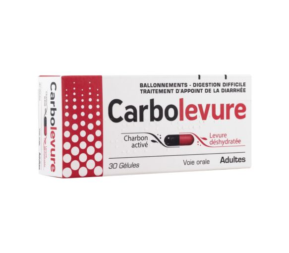 Carbolevure Adultes gélule - boîte de 30 gélules - image 1
