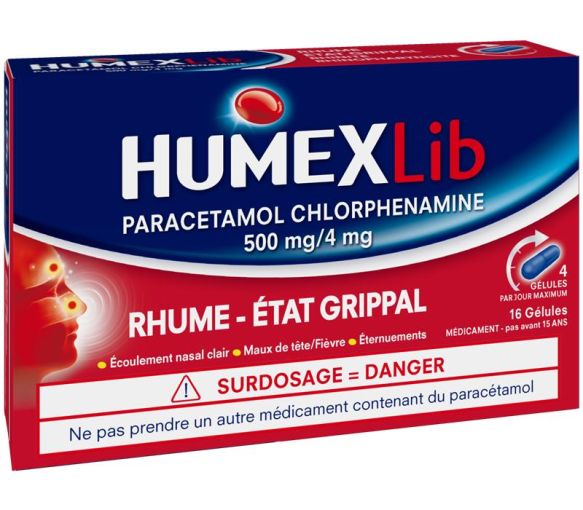 HumexLib rhume état grippal – 16 gélules - image 1
