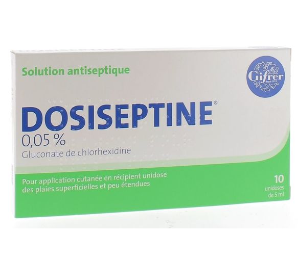 Dosiseptine 0,05 % – 10 unidoses de 5 ml