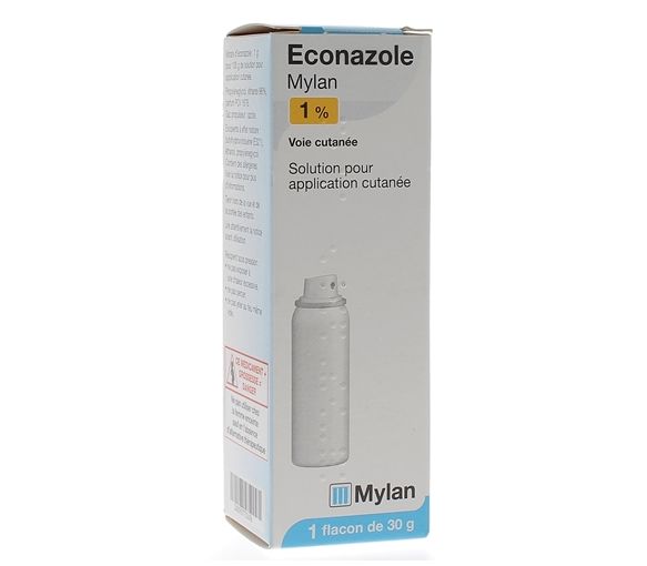 Econazole Mylan 1 % voie cutanée – 1 flacon 30 g - image 1