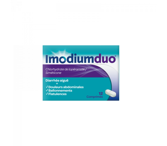 Imodium Duo – 12 comprimés