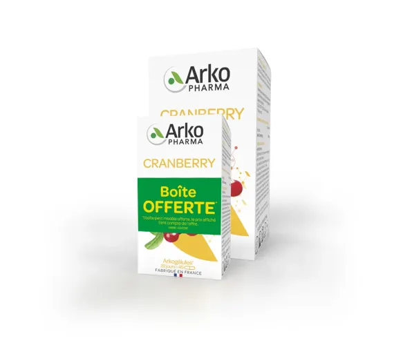 Arkogélules Cranberry Arkopharma - boite de 150 gélules + 45 offertes