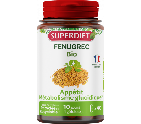 Fenugrec bio Super Diet - boite de 40 gélules - image 1