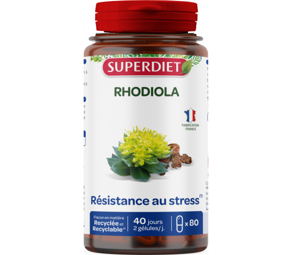 Rhodiola Superdiet - pot de 80 gélules - image 1