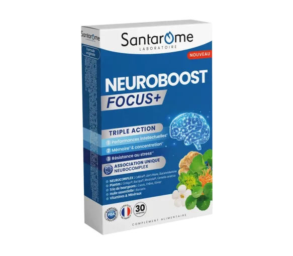 Neuroboost focus+ Santarome - 30 comprimés - image 1
